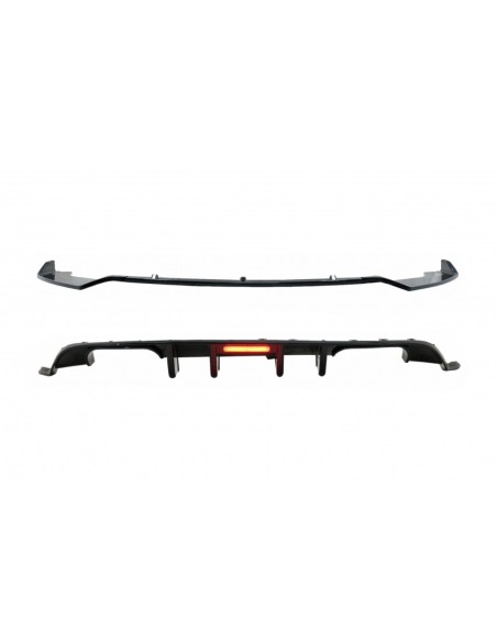 Paraurti posteriore diffusore d'aria w/ LED riflettore rosso per VW Golf 7.5 (17-19)
