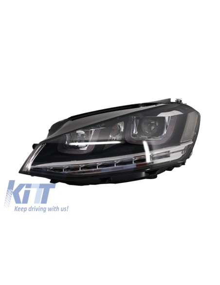 Fari 3D LED DRL per VW Golf 7 VII Silver R-Line LED luci di svolta