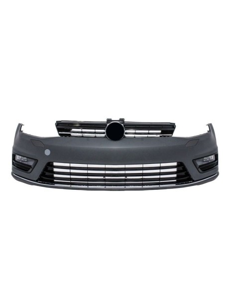 Paraurti anteriore per VW Golf VII 7 13-17 Rline Look w/ fari 3D LED DRL luci di svolta d'argento