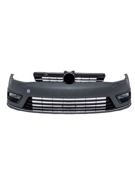 Paraurti anteriore per VW Golf VII 7 13-17 Rline Look w/ fari 3D LED DRL luci di svolta d'argento