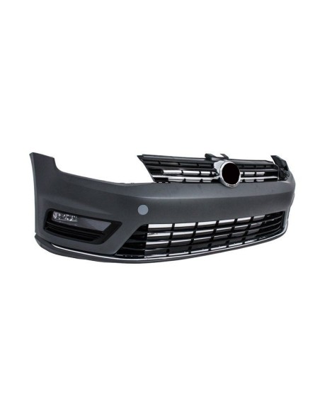 Paraurti anteriore per VW Golf VII 7 (13-17) R-line Look w/ Fari 3D LED DRL FLOWING Luci di svolta sequenziali Argento