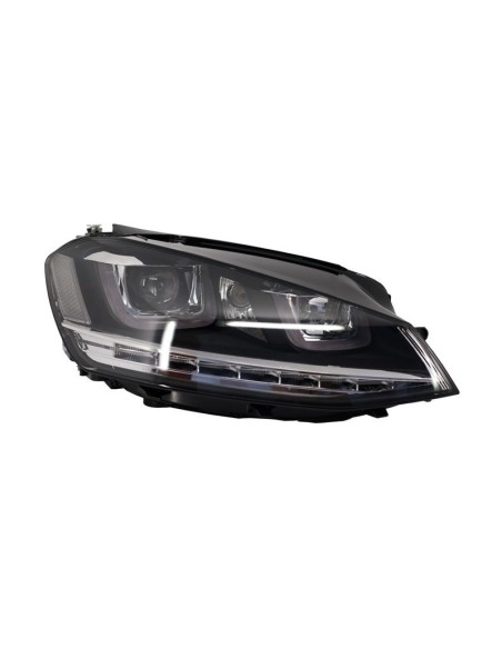 Fari 3D LED DRL per VW Golf 7 VII Argento R-Line LED che scorre sequenziale Turning Lights RHD