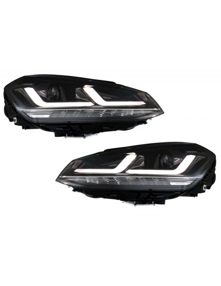 Osram Full LED fari w/ indicatori dello specchio dinamico per VW Golf 7 VII aggiornamento nero