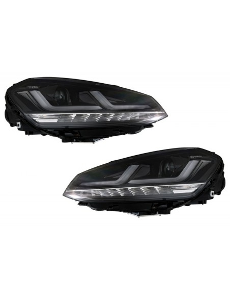 Osram Full LED fari w/ indicatori dello specchio dinamico per VW Golf 7 VII aggiornamento nero