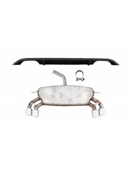 Paraurti posteriore diffusore w/ sistema di scarico completo per VW Golf 7 VII (13-16)Design