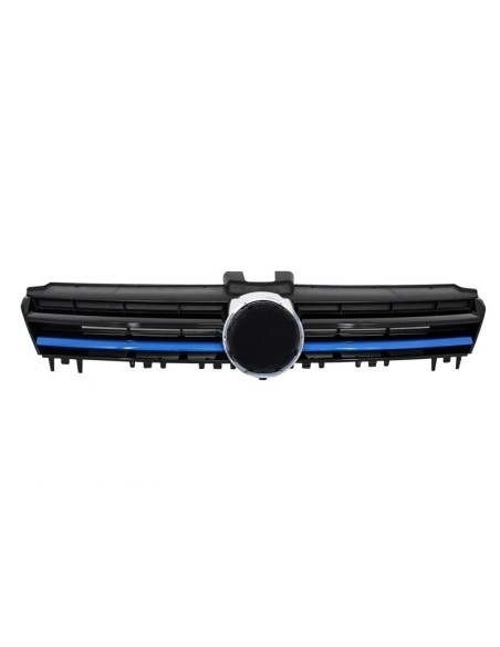 Fari w/ Griglia centrale per VW Golf 7 VII GTE Design Inserimenti blu e LED FLOWING Dynamic Luce di svolta sequenziale