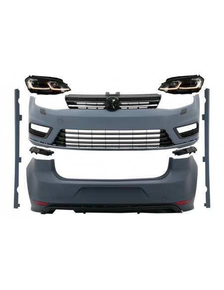 Kit completo per VW Golf 7 w/ LED fari sequenziale dinamico Turning Lights R-line Look