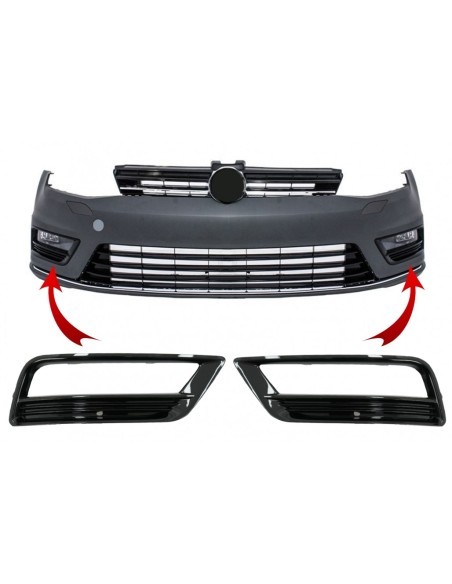 Griglie laterali Paraurti anteriore per VW Golf VII 7 (13-17) R-Line