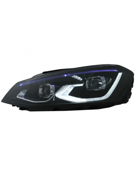 Fari a LED completi per VW Golf 7 VII aggiornamento a Golf 8 Design