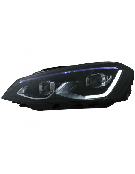 Fari a LED completi per VW Golf 7 VII aggiornamento a Golf 8 Design