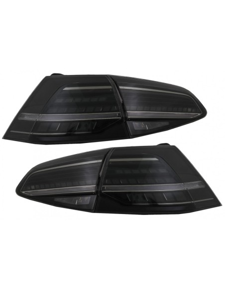 Fanali posteriori a LED completi per VW Golf 7 e 7,5 VII (12-) Retrofit Facelift G7.5 Look Luci di svolta sequenziali Fumo