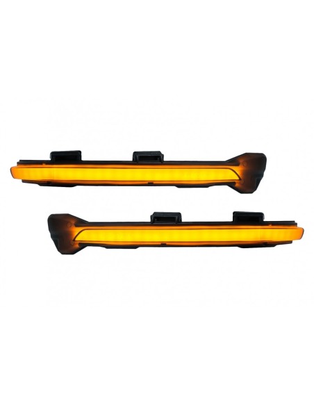 Specchio Dynamic Turn Signal Light Lamp SMOKE LED SEQ per VW Golf 7 Hatchback Variant (13-17) Touran II (15-Up)
