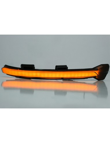 Specchio Dynamic Turn Signal Light Lamp SMOKE LED SEQ per VW Golf 7 Hatchback Variant (13-17) Touran II (15-Up)