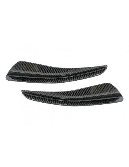 Paraurti anteriore alette laterali per VW Golf 8 Mk8 MQB GTI R-Line (-Up) Carbon Look