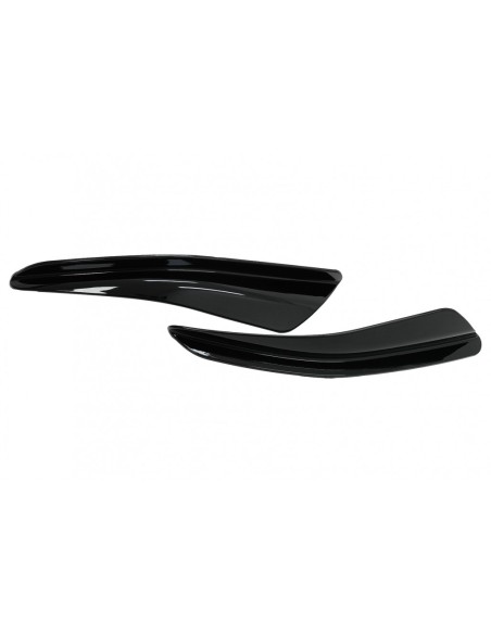 Paraurti anteriore alette laterali per VW Golf 8 Mk8 MQB GTI - R-Line (-Up) Piano Nero