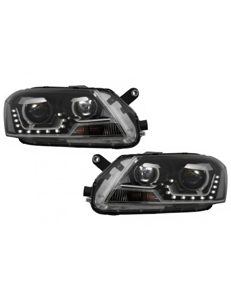 Fari LED DRL per VW Passat 3C B7 (11-10-10-14) Nero