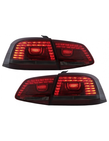 Fanali posteriori a LED per VW Passat 3C B7 Sedan (10.10-10.14) Fumo rosso