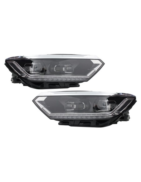 Fari a LED completi per VW Passat B8 3G (14-19) LED Matrix Look w/ luci di svolta dinamiche sequenziali