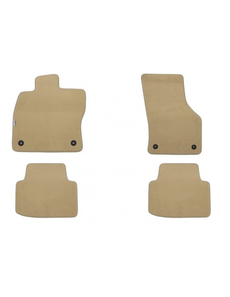 Tappeto beige per VW Passat 11-14 Passat GTE Variante 11-14
