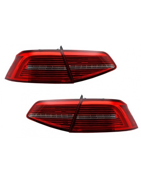Fanali posteriori a LED per VW Passat B8 3G (15-19) Limousine Matrixline w/ luci di svolta dinamiche sequenziali