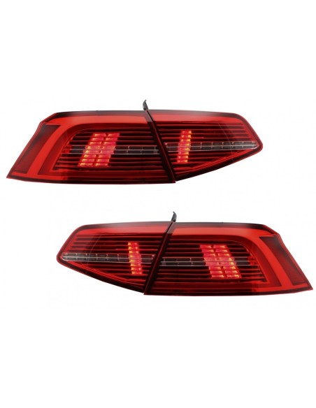 Fanali posteriori a LED per VW Passat B8 3G (15-19) Limousine Matrixline w/ luci di svolta dinamiche sequenziali