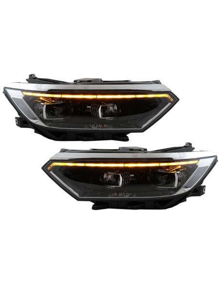 Fari per VW Passat B8 3G Facelift (16-19) Look LED w/ Luci di svolta dinamiche sequenziali