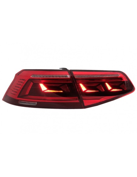 Fanali posteriori a LED per VW Passat B8 3G (15-19) Limousine Luci di svolta dinamiche sequenziali B8.5 Design
