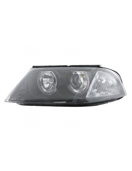 Fari per VW Passat 3BG B5 (09.00-03.05) 2 Cerchi Halo Nero