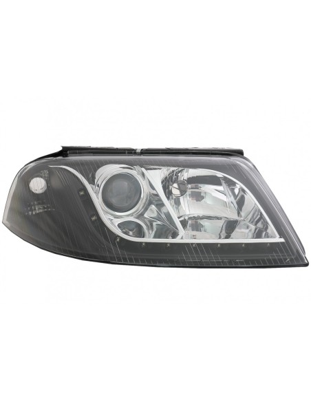 Fari per VW Passat 3BG (00-04) DRL Look RHD Nero