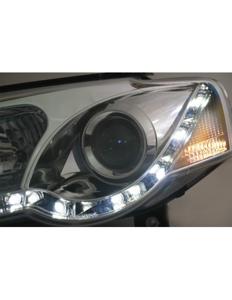 Fari a LED per VW Passat B6 3C (03.05-10) Cromo
