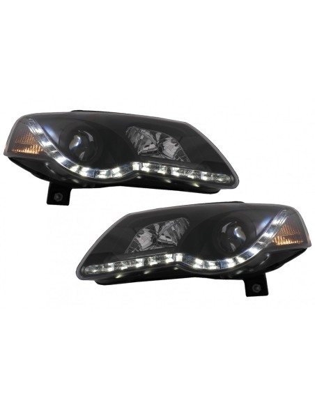 LED DRL Fari per VW Passat B6 3C (03.05-10) Nero