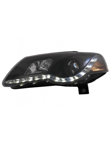 LED DRL Fari per VW Passat B6 3C (03.05-10) Nero