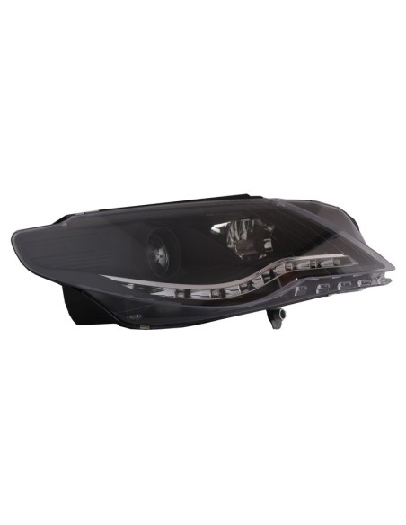 Fari LED DAYLINE per VW Passat CC (08-12) DRL Look Nero