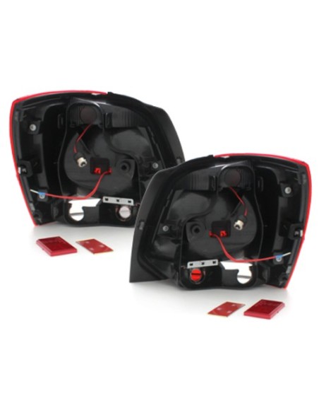 Fanali posteriori a LED per VW Polo 6R (09-14) Rosso-Chiaro
