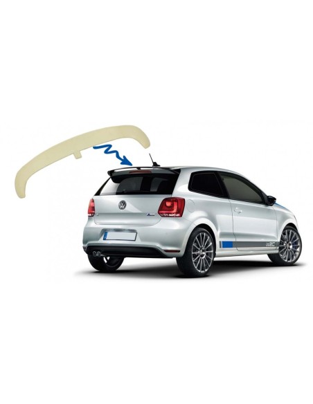 Spoiler del tetto per VW Polo 6R 6C Mk6 (09-17) WRC Design portellone posteriore
