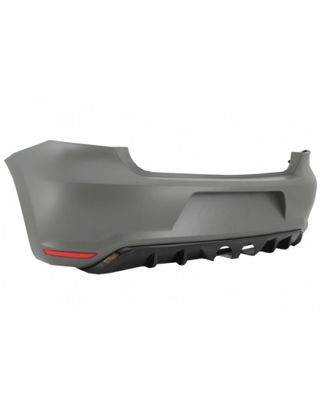 Paraurti posteriore per VW Polo 6R (09-18) R400 Design w/out PDC
