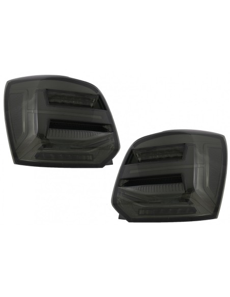 Fanali posteriori Full LED per VW Polo 6R 6C 61 (11-17) Luci di svolta dinamiche sequenziali Vento Look Smoke