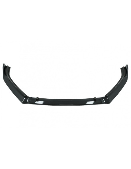 Spoiler di estensione del labbro del paraurti anteriore per VW Polo 6R 6C Facelift (09-17) Piano Black