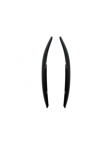 Fari Sopracciglia per VW Polo 6R 6C (09-17) Piano Nero