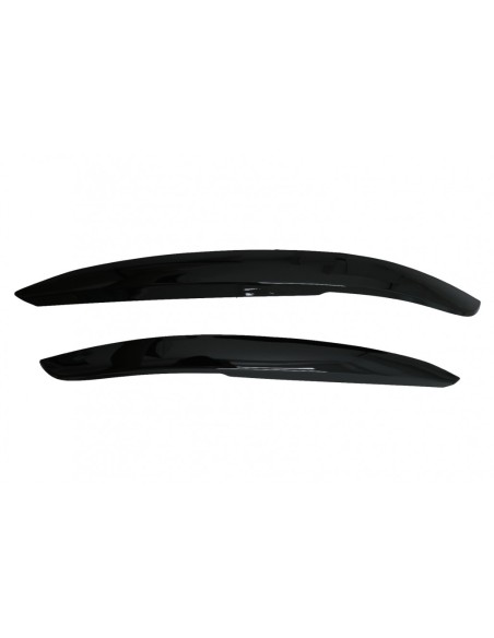 Fari Sopracciglia per VW Polo 6R 6C (09-17) Piano Nero