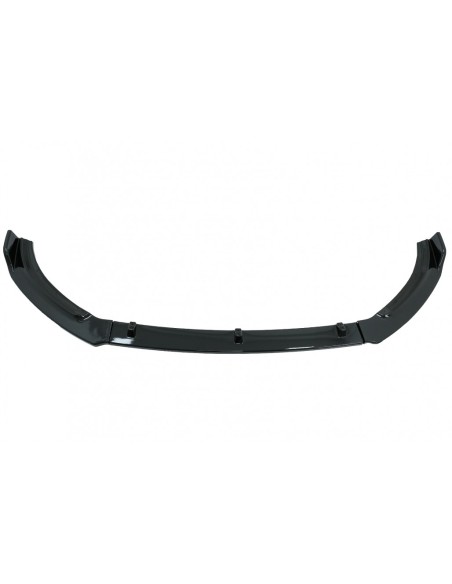 Paraurti anteriore Add-On Lip Extension Spoiler per VW Polo AW MK6 (18-up) Piano Nero