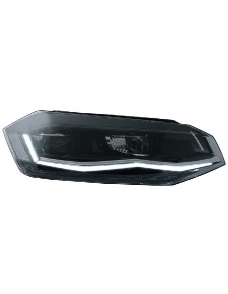 Fari a LED completi per VW Polo AW MK6 (18-) w/ avvio dinamico e luci di svolta sequenziale