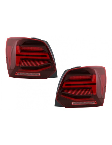 Fanali posteriori Full LED per VW Polo 6R 6C 61 (11-17) Luci di svolta dinamiche sequenziali Vento Look