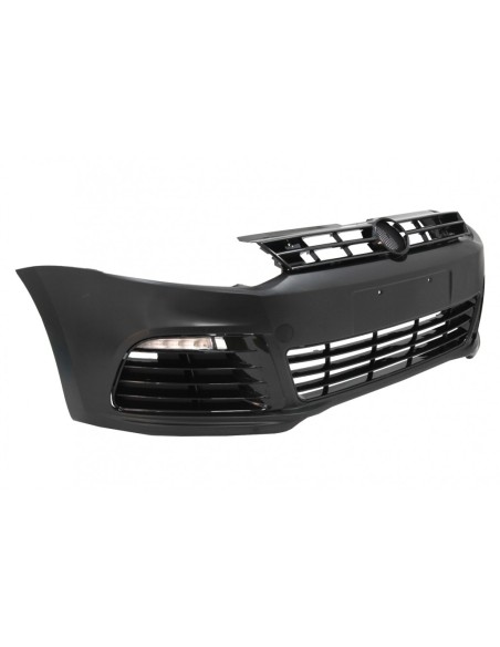 Paraurti anteriore per VW Polo 6R 6C (03.09-09.17) R Design LED DRL