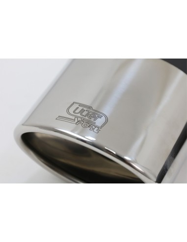 Impianto di scarico per VW Scirocco (08-14)Design 129-316-27 Doppia uscita Tubi di scarico singoli