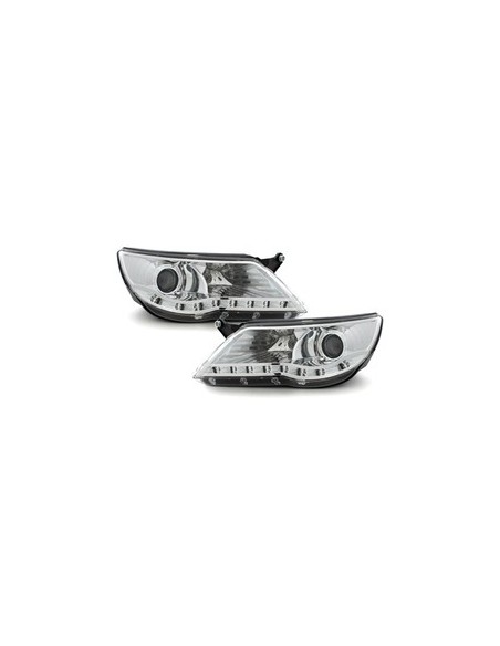 Fari DAYLINE per VW Tiguan 07-11 cromo