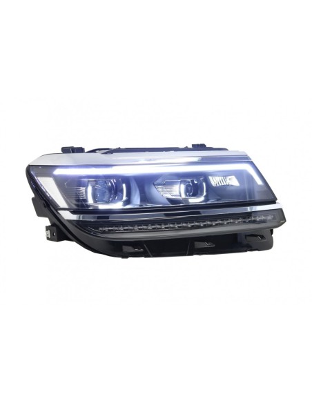 Fari a LED per VW Tiguan II Mk2 (16-19) R-Line Matrix Design Luci di svolta dinamiche sequenziali