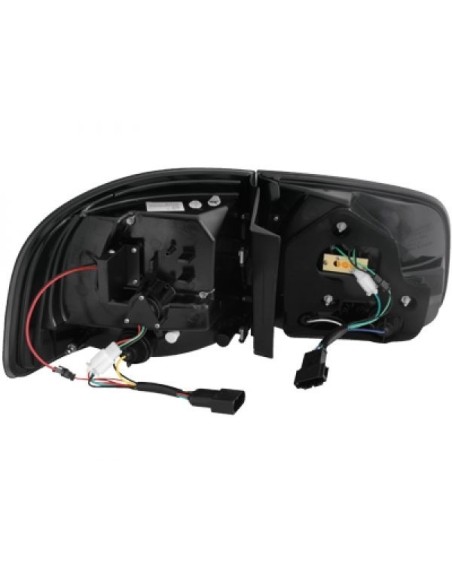 Fanali posteriori a LED per VW Touareg 02 - 10 Black Smoke