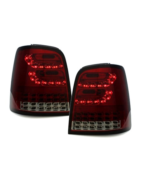 LITEC Full LED luci posteriori per VW Touran I MPV 1T (03-10) Fumo rosso