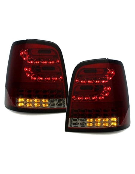 LITEC Full LED luci posteriori per VW Touran I MPV 1T (03-10) Fumo rosso